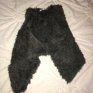 Kensie Girl dark grey fur vest